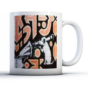Banksy Dog Rocket Launcher - Graffiti Artist Gift Mug