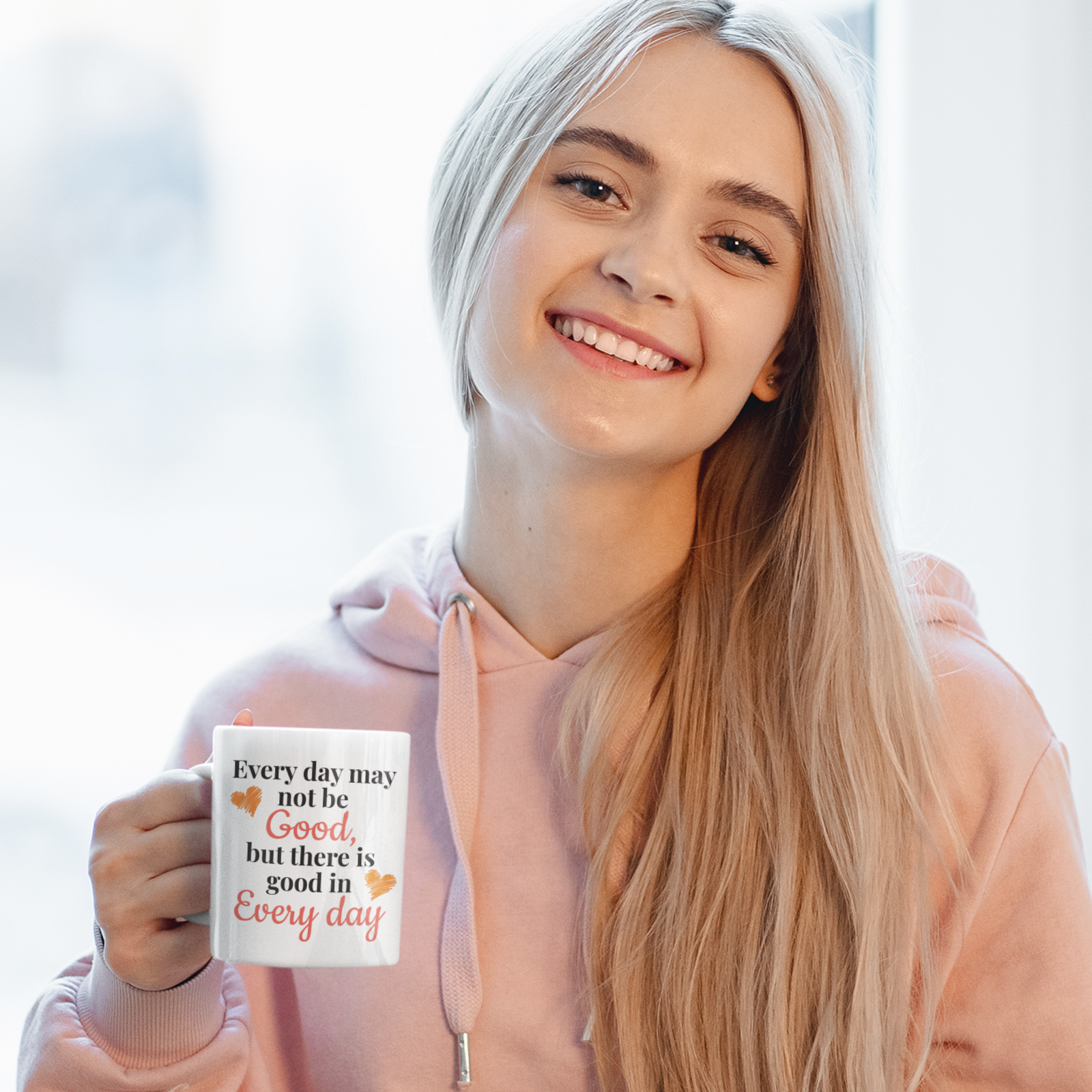 Every Day May Not Be Good, But There Is Good In Every Day - Fashion Designer Quote Gift Mug - Image 3