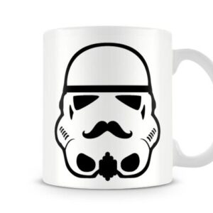 Stormtrooper Moustache - Funny Film Nerd Gift Mug